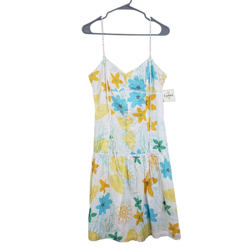 Vintage Ezekiel Size Large Deadstock Halter Dress Y2K Surfer Skater Beach *Read*